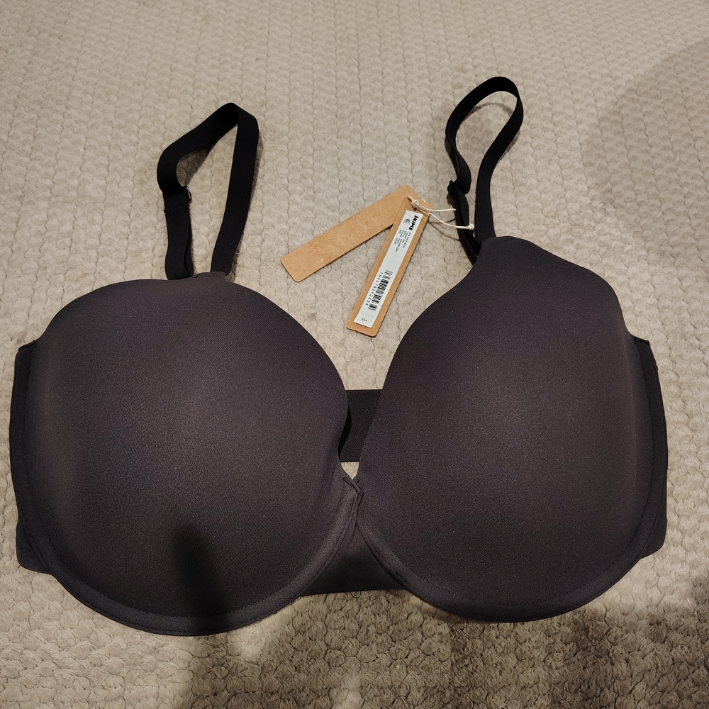 SKIMS Charcoal Full-Coverage Bra